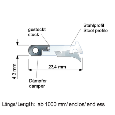 E 5 D 钢型材与阻尼器