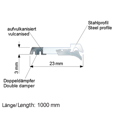 E 3 DD 钢型材与阻尼器