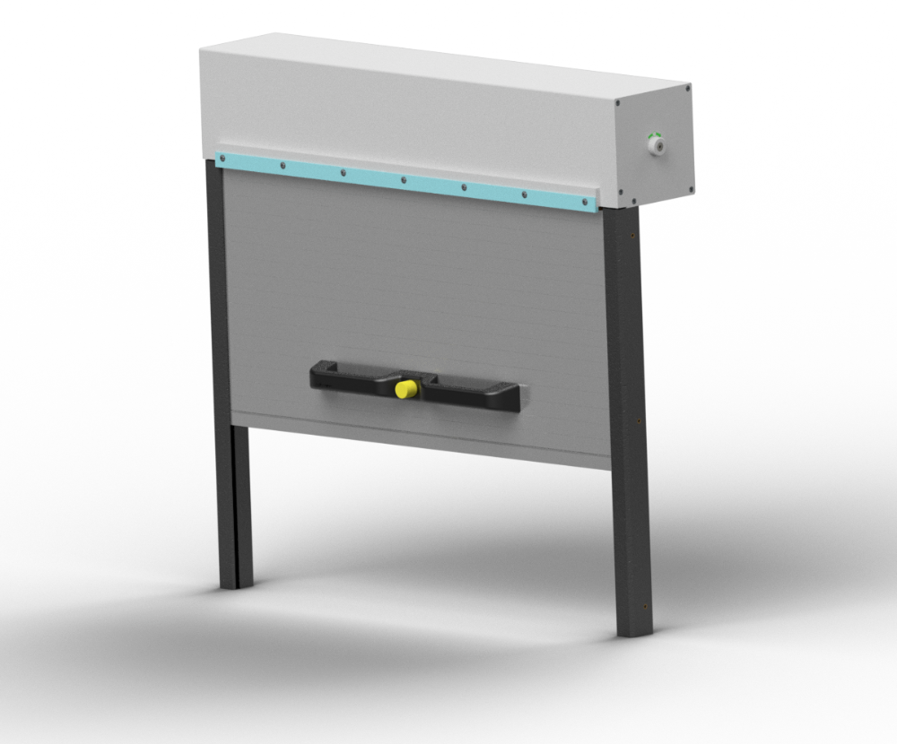 3D-Model Rolling Gate with Interlock
