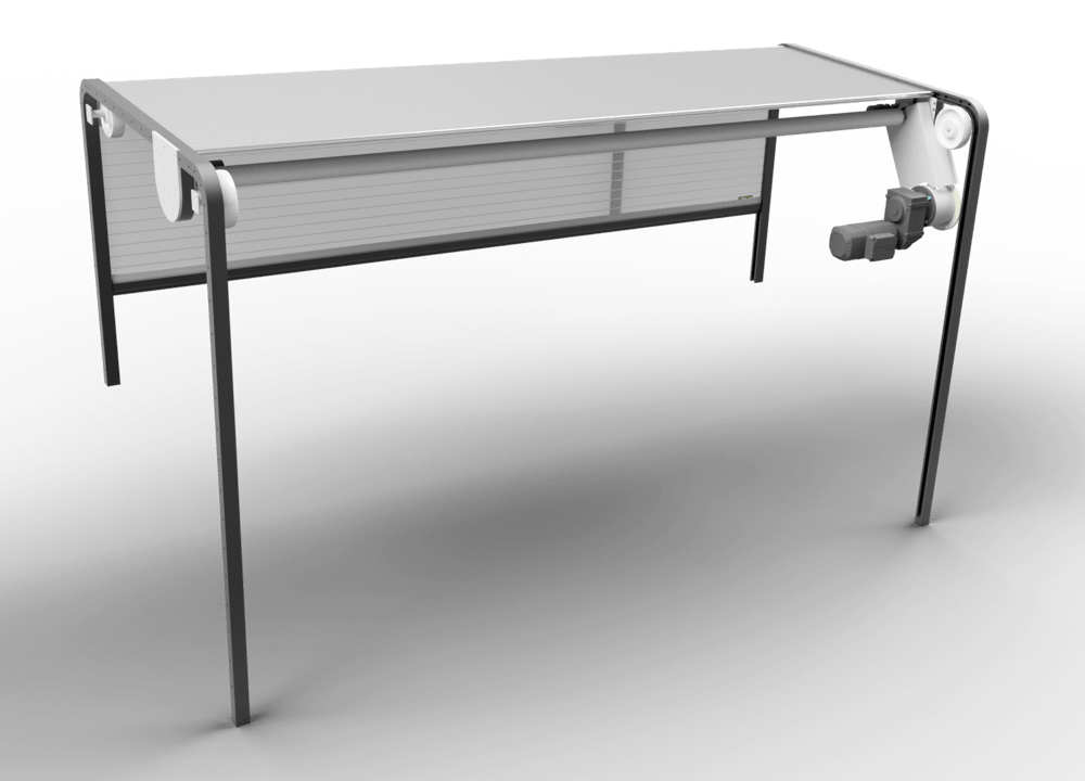 3D-Model Rolling Gate Protective Cover for a Test Stand