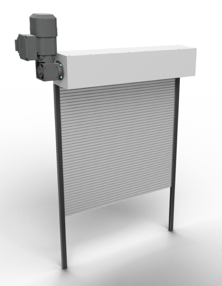 3D-Model Rolling Door with Housing